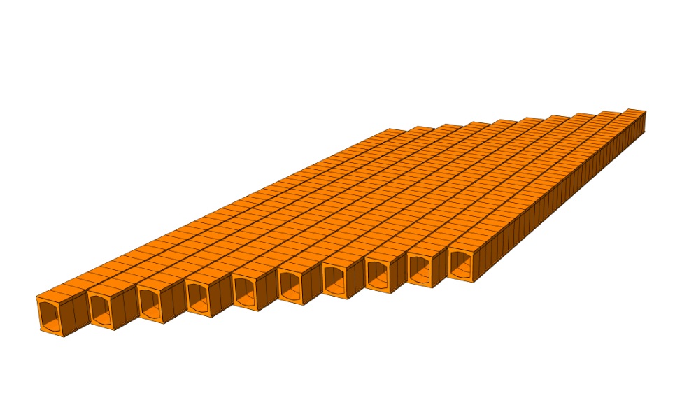 Obr. 4 Model nosnej konštrukcie