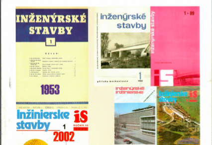 Titulná strana časopisu Inžinierske stavby č. 2/2001 – druhé číslo pod vedením prof. Ľ. Naďa
