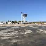 Obr. 10 Pohľad na rekonštruovanú časť odbavovacej plochy letiska