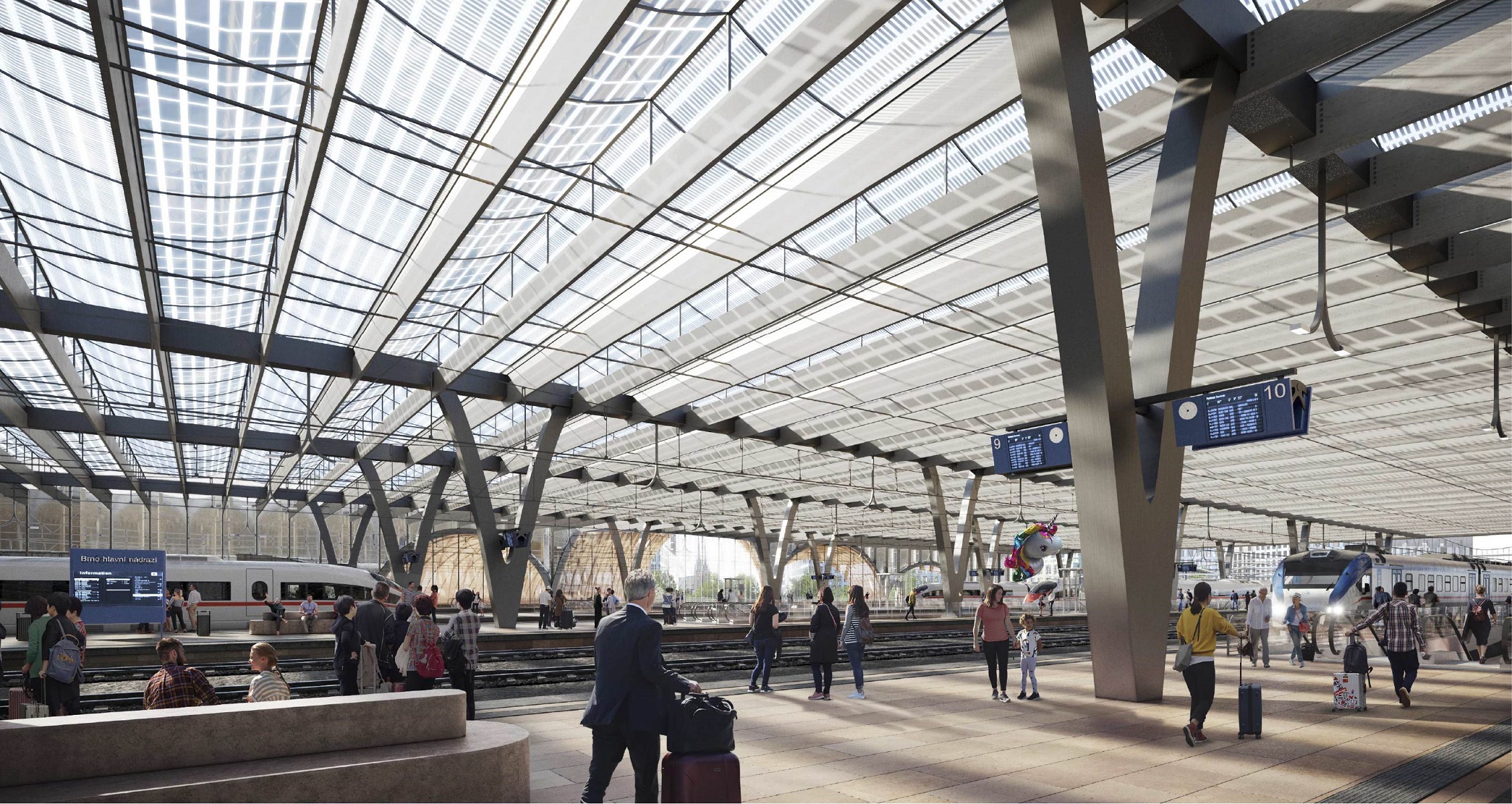 Víťazný návrh kladie dôraz na vytvorenie reprezentatívnej budovy, ktorá posiluje identitu mesta Brna a ponúka komfort pre cestujúcich