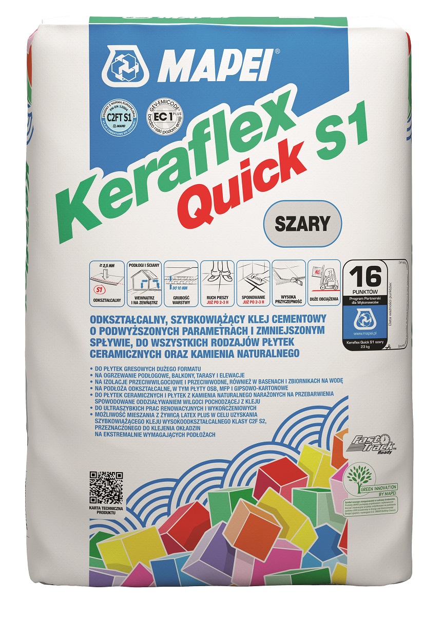 Mapei výmena Keraflex Quick S1 SZARY 25kg