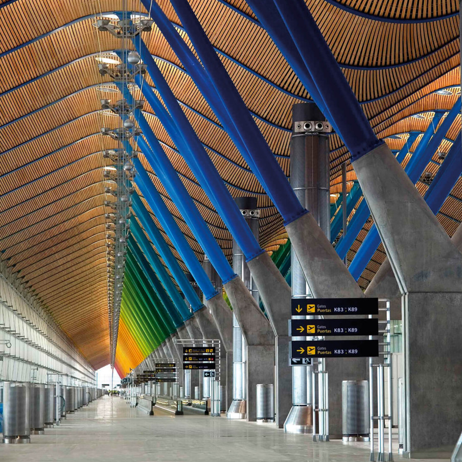 Terminal 4, Barajas Airport, Madrid Španielsko