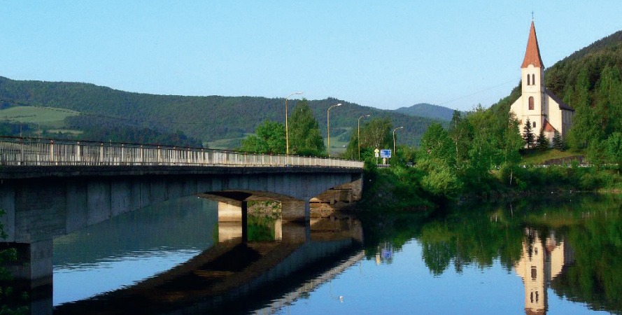 Pohľad na most pri Margecanoch. 