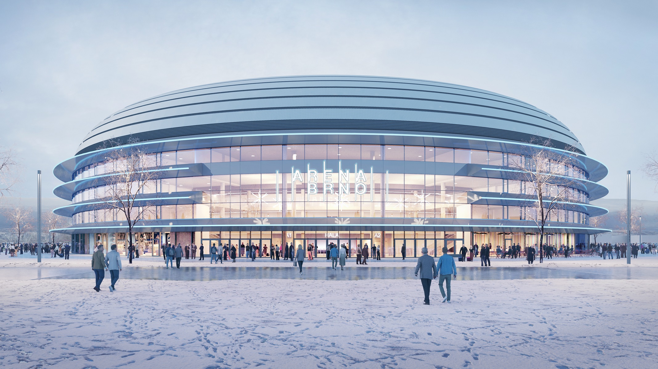 Vizualizácia Arena Brno