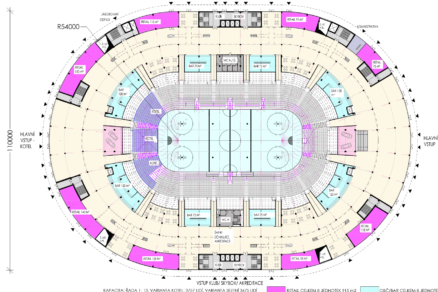Plán Arena Brno