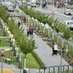 V bratislavskej Karlovej Vsi pribudol oproti kostolu sv. Michala nový verejný priestor - multifunkčný park.