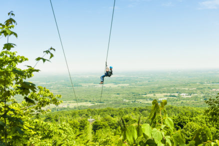 Ilustračná foto, zip-line.