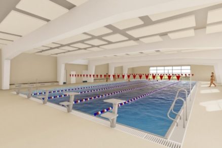 Rekonštrukcia bazéna v športovom centre Slovenskekj poľnohospodárskej univerzity v Nitre