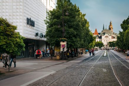 Obchodný dom Urban v Košiciach.