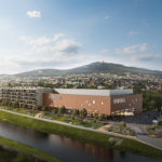 Multifunkčný projekt Promenada Living Park na nábreží v Nitre.
