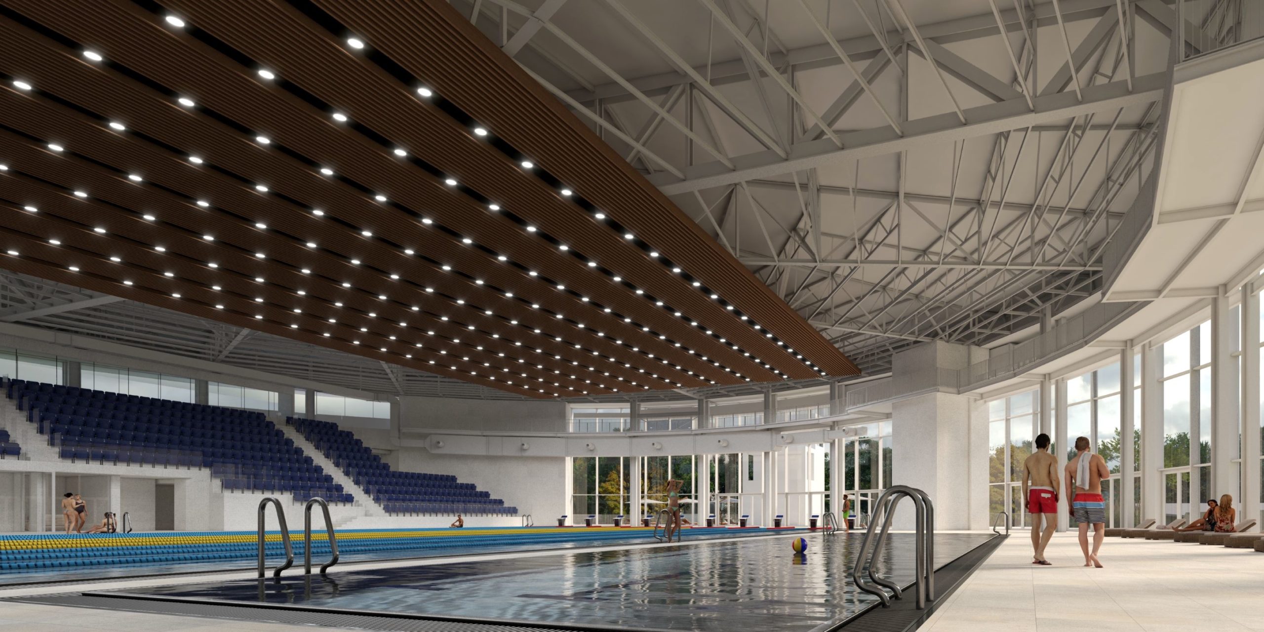 Narodne olympijske centrum plaveckych sportov v Kosiciach bazeny