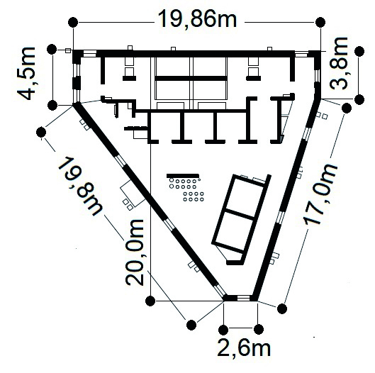 Obr. 5 Nosná konštrukcia objektu Eurovea Tower