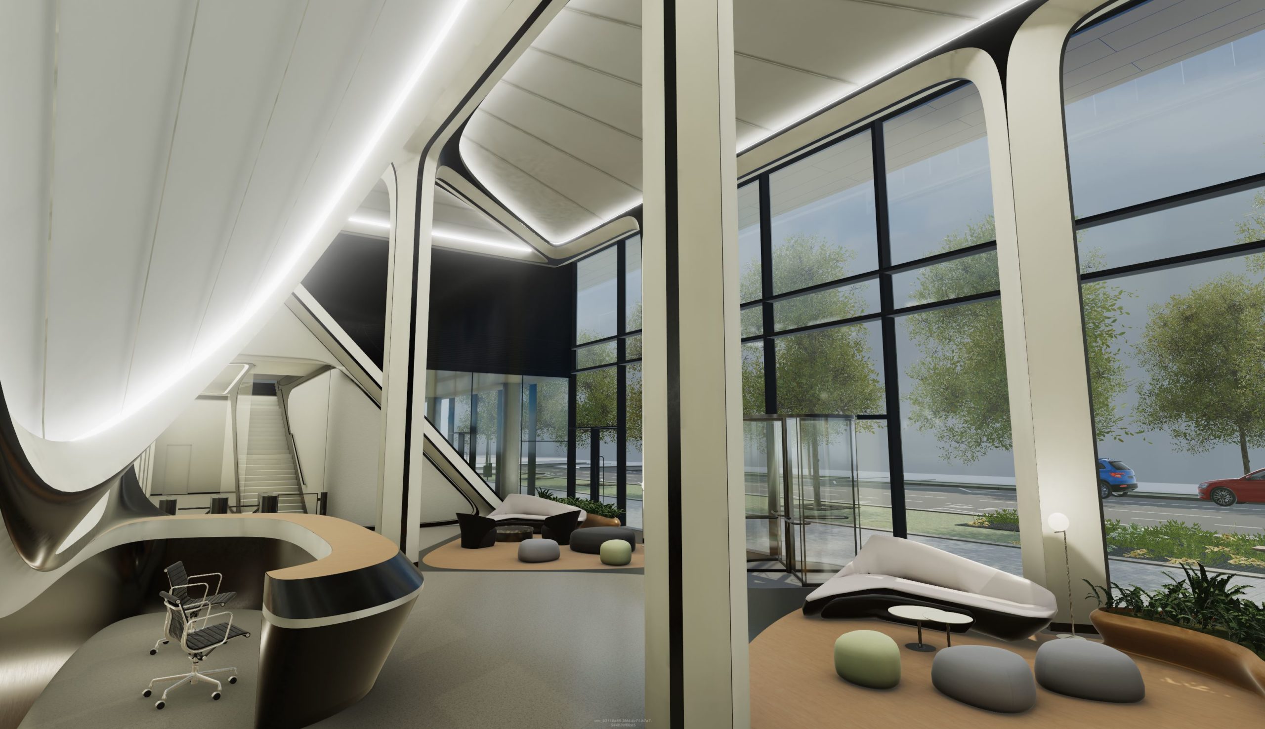Virtuplex vizualizácia práce Zaha Hadid