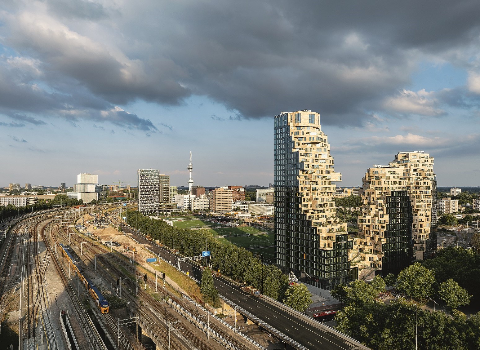 Polyfunkčný komplex Valley, Zuidas, Amsterdam, Holandsko