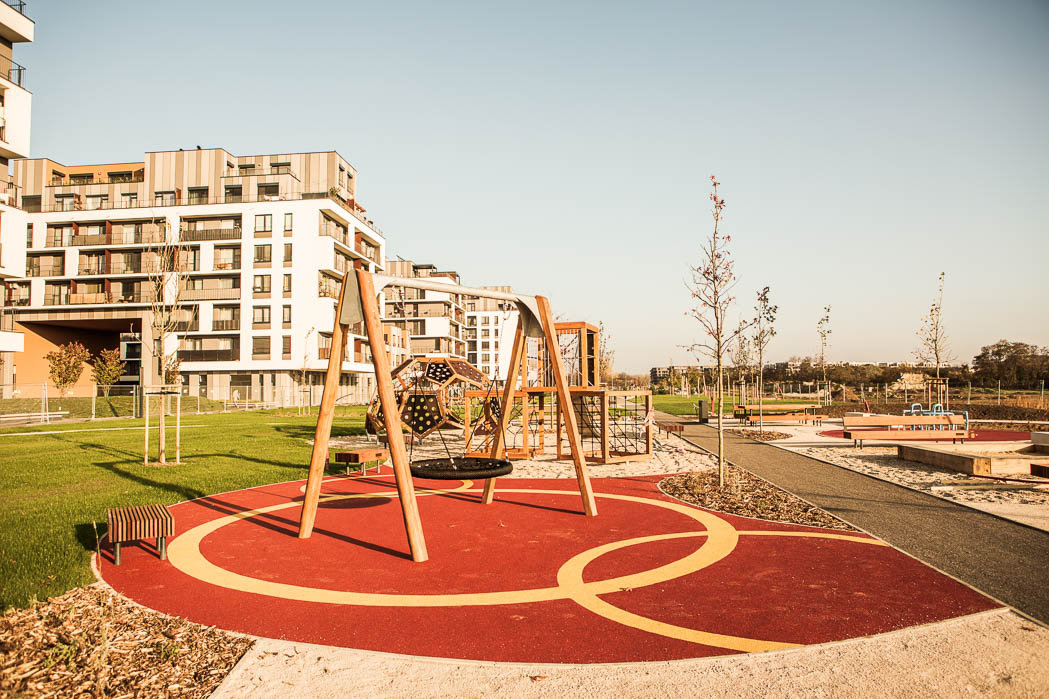 Park Slnečnice, zóna mesto detské ihrisko