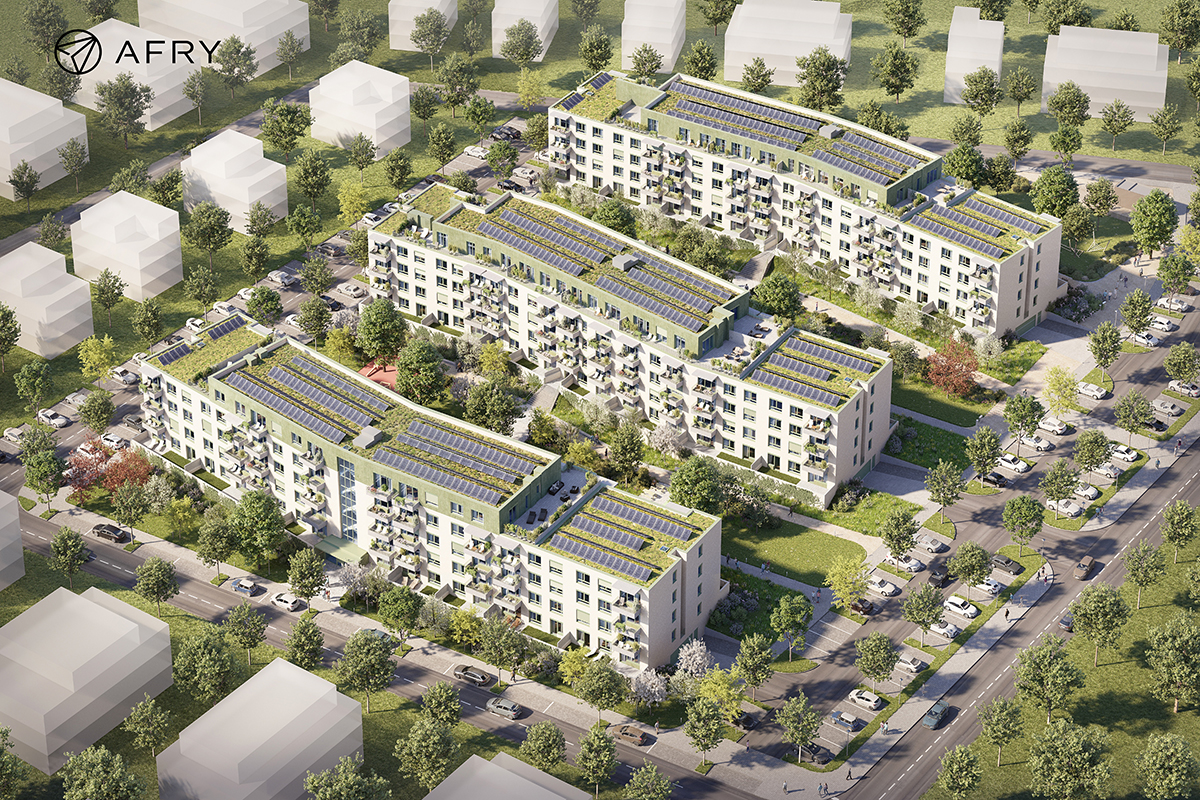 Projekt bytového komplexu v Bratislave
