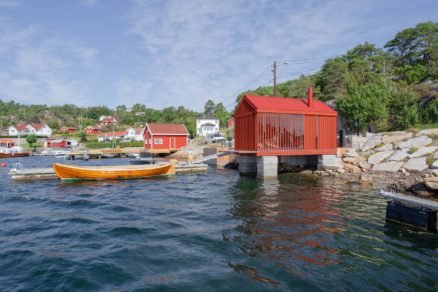 Badehus pobrezie Hankosundet Norsko