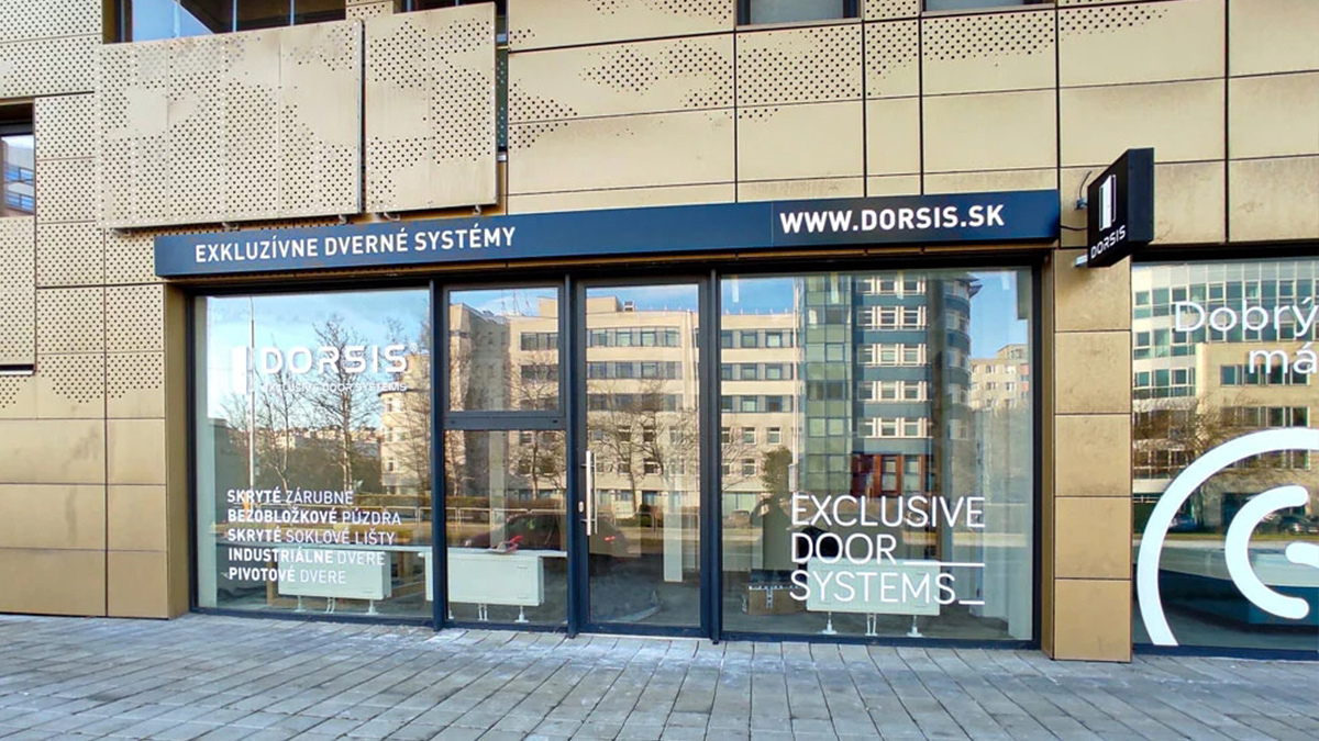 Nový showroom Dorsis, Panónska cesta 8, Bratislava