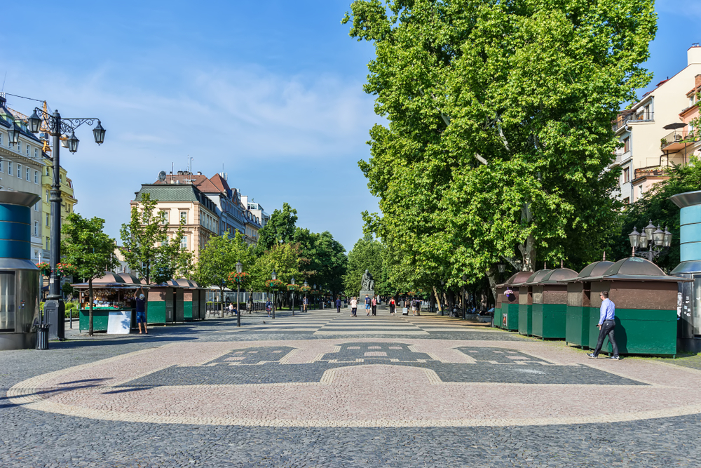 Hviezdoslavovo námestie v Bratislave. 