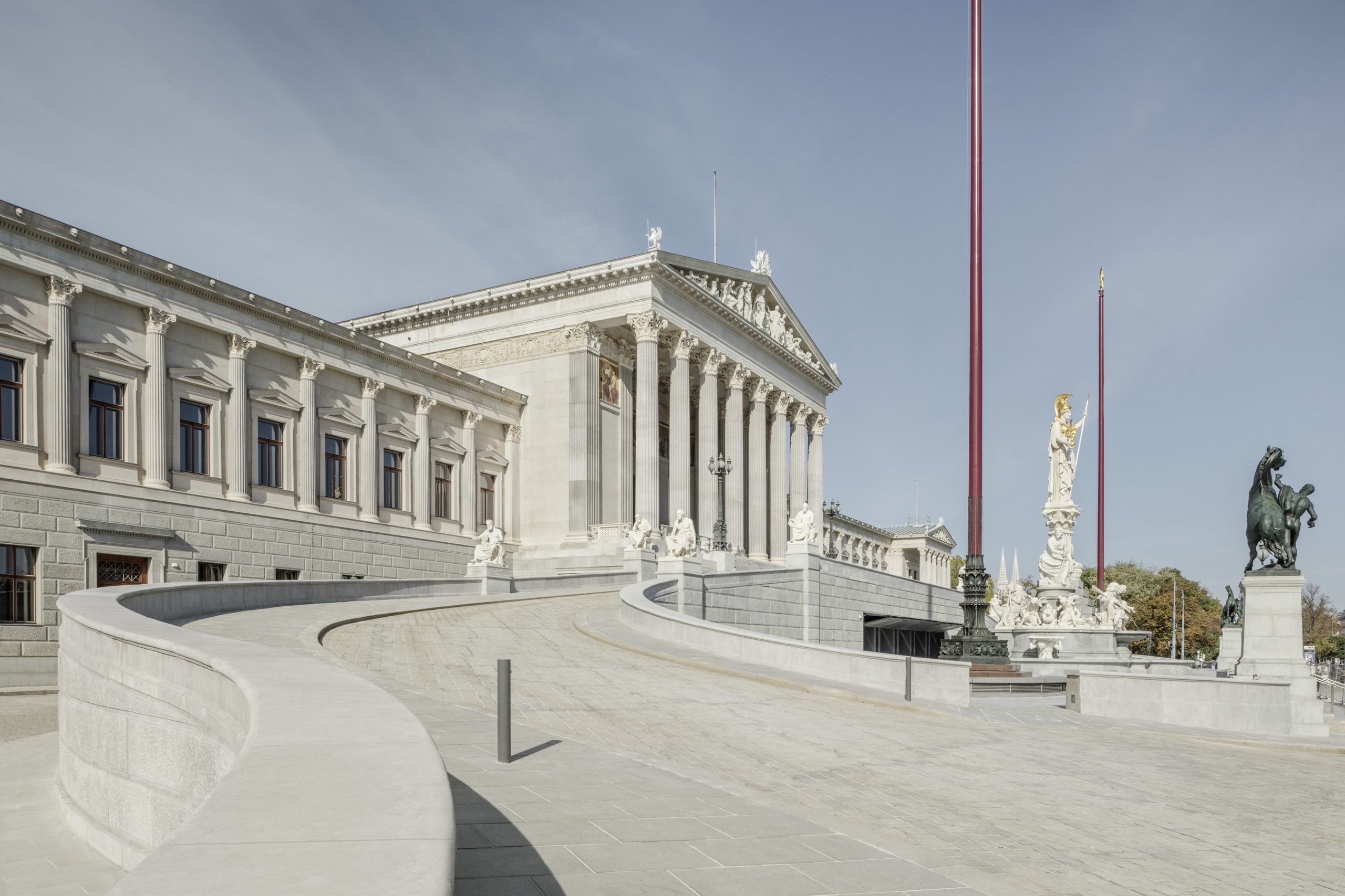 Zrekonštruovaný rakúsky parlament 