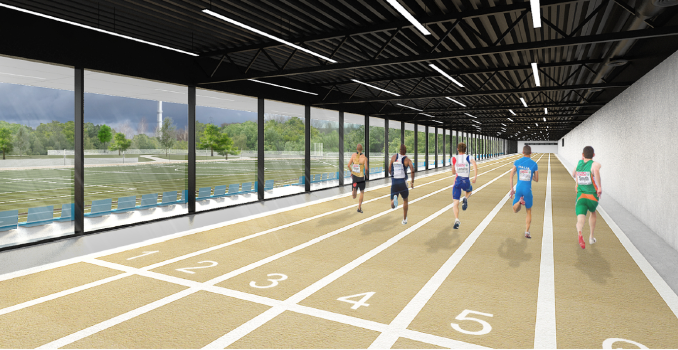 Atletický tunel v Športovom  centre polície