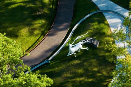 Nová zelená pýcha mesta Čangša (Changsha) - mestský park.