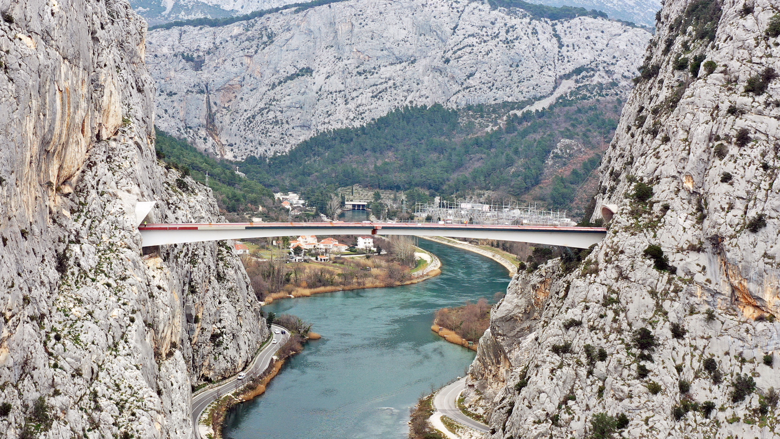 Spojený most Cetina.