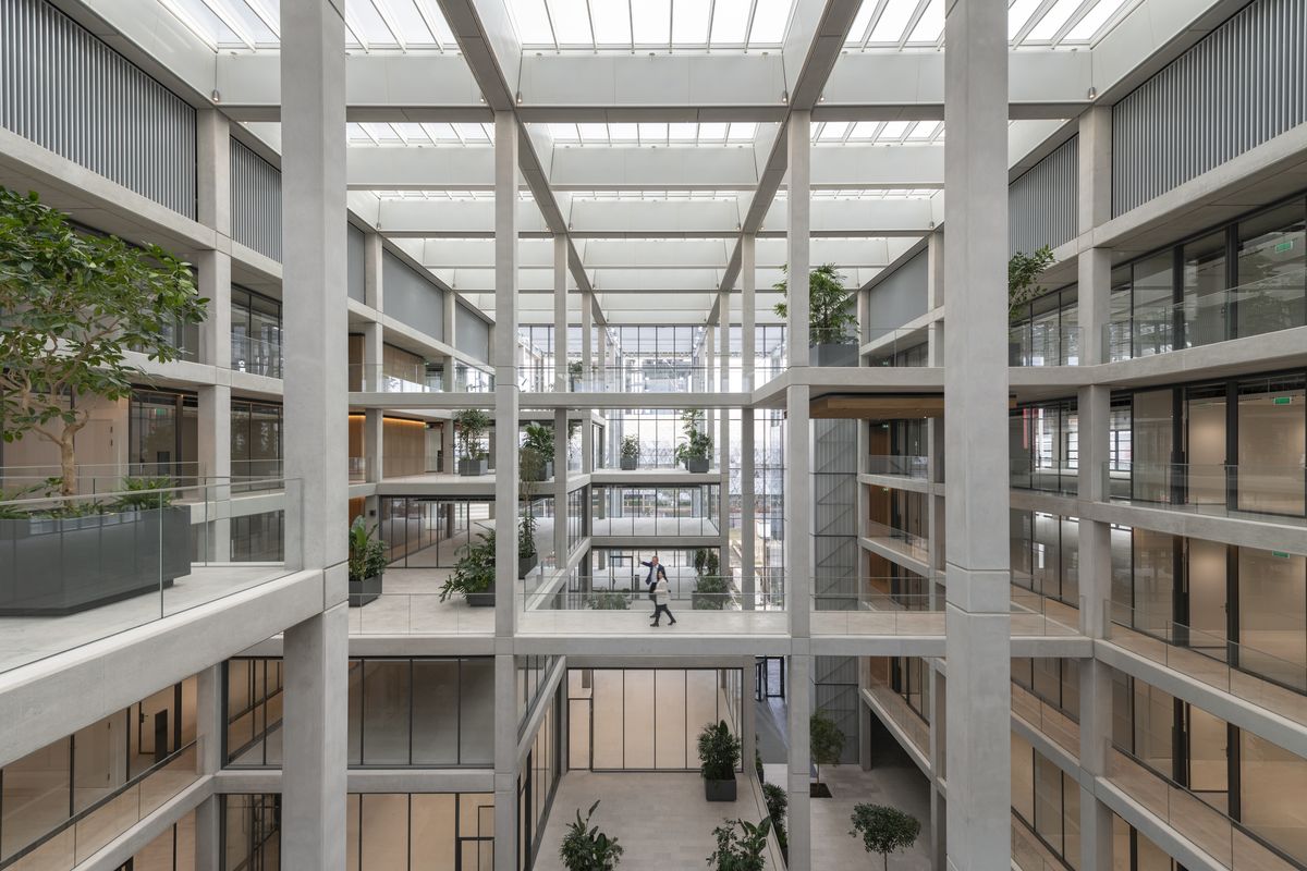 Administratívna budova ICÔNE Belval, Luxemburg, Luxembursko