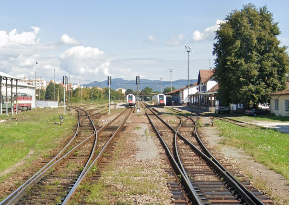 Železničná stanica Prievidza.