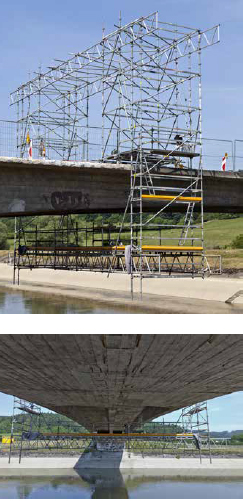 Oprava mostného objektu v Kotešová, zákazník PORR, s.r.o., Bratislava