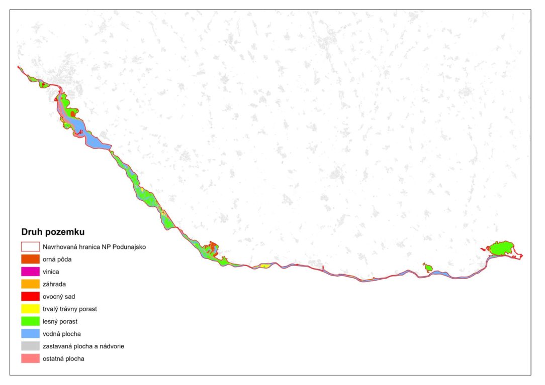 Druh pozemkov v NP
