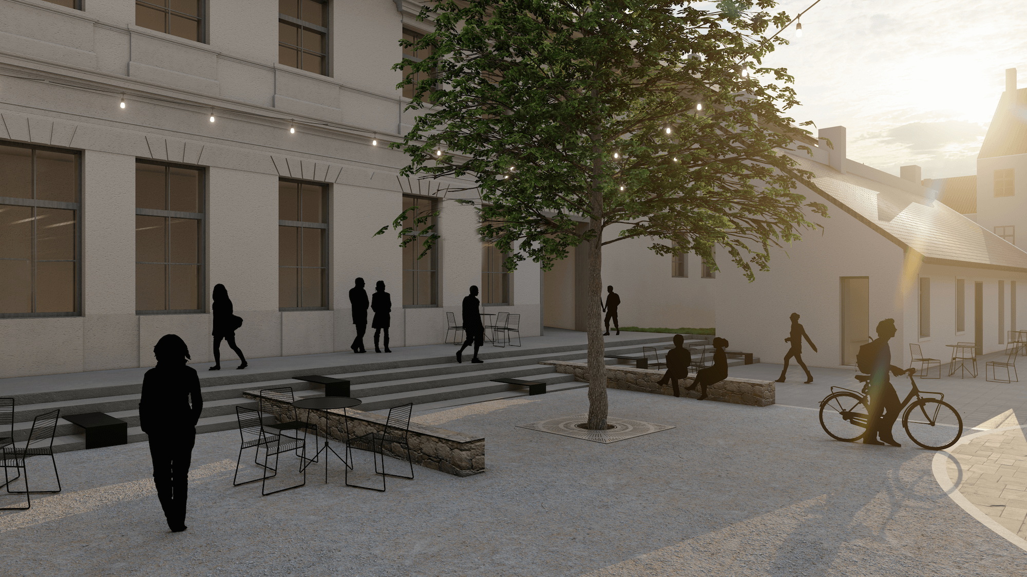 Vizualizácia radničného námestia v Trnave