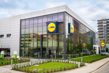 Lidl, budova.