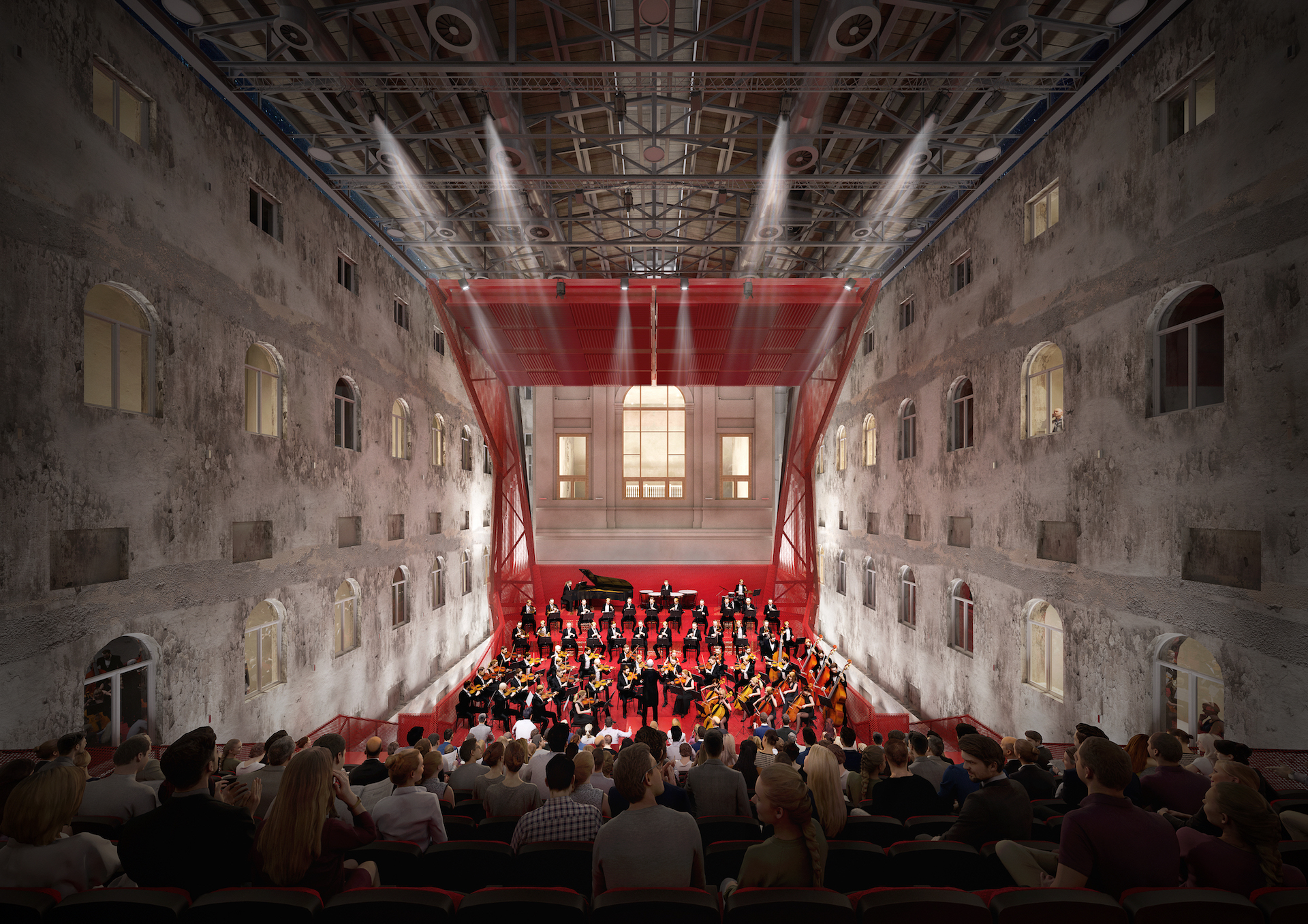 Vizualizácia: Koncertná sála v Karlových Varoch