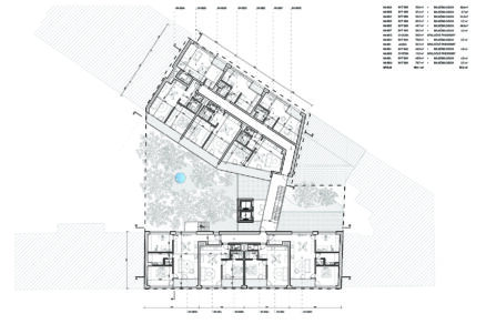 Pôdorys 4. – 6. NP