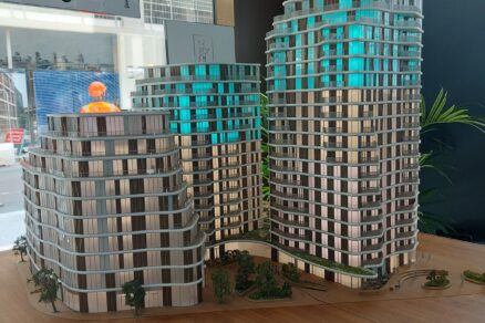 Model komplexu Triptych Bankside
