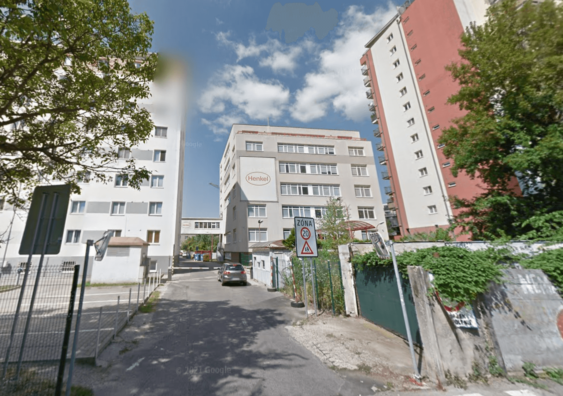 Areál Záhradníckej 91 - súčasné sídlu Henkelu