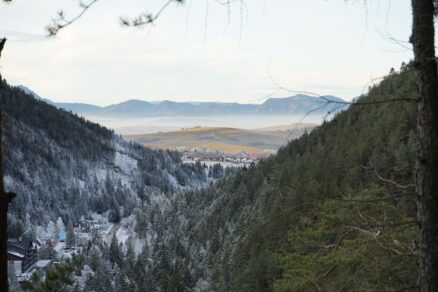 ohľad z Demänovskej doliny do Liptovskej kotliny