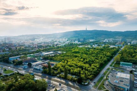 Územie budúcej štvrte v Bratislave ohraničujú ulice Vajnorská a Odborárska.