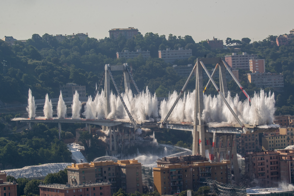 Demolácia zvyškov mosta sa skončila 28. júna 2019.