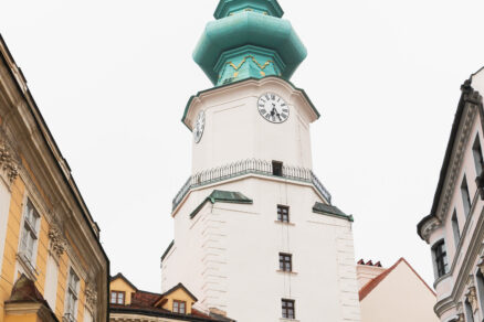 Zrekonštruovaná Michalská veža