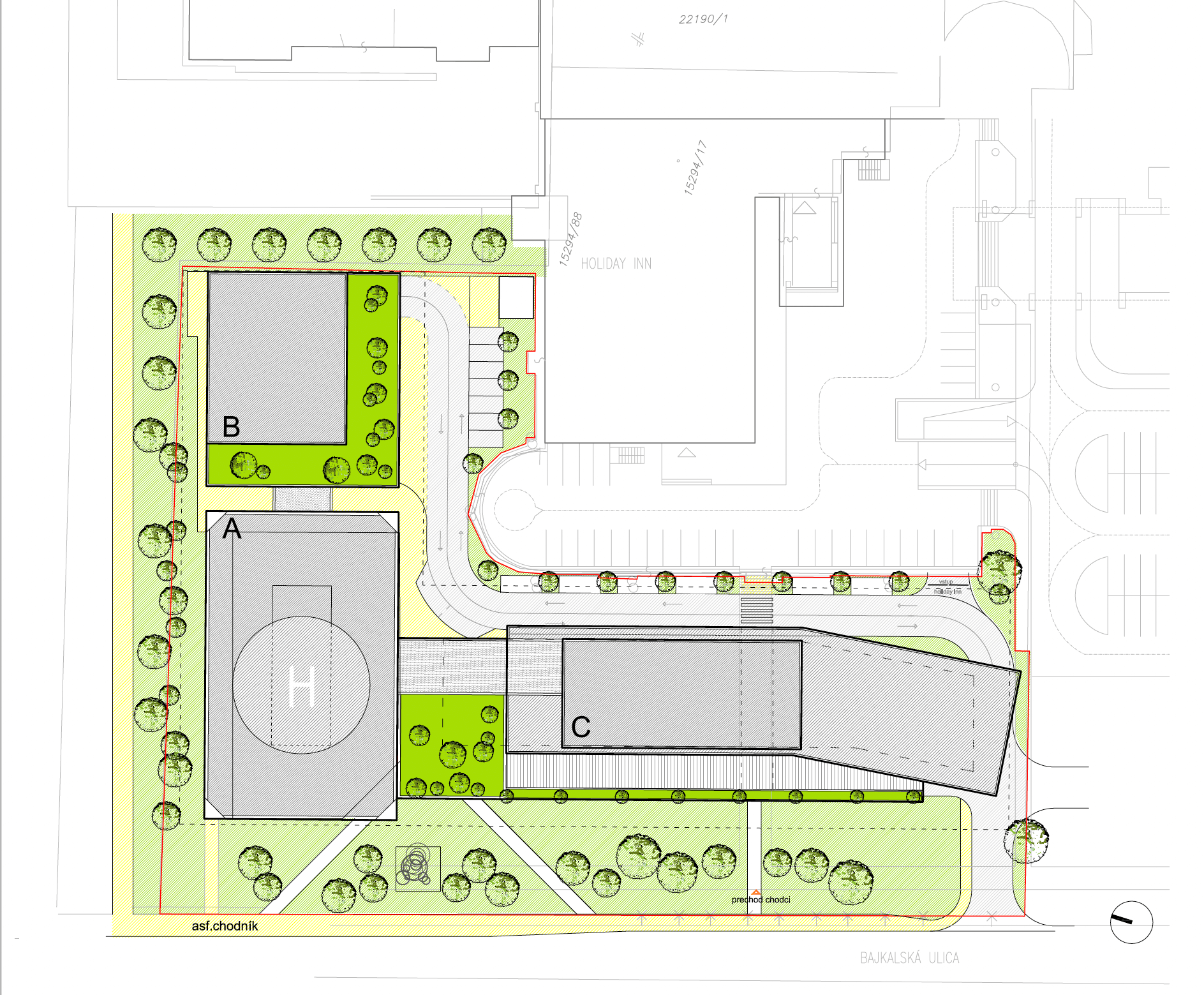 Business Center Bajkal 2 - situácia projektu