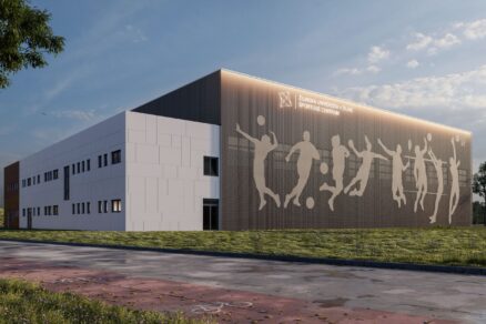 Vizualizácia Športového centra v Žiline