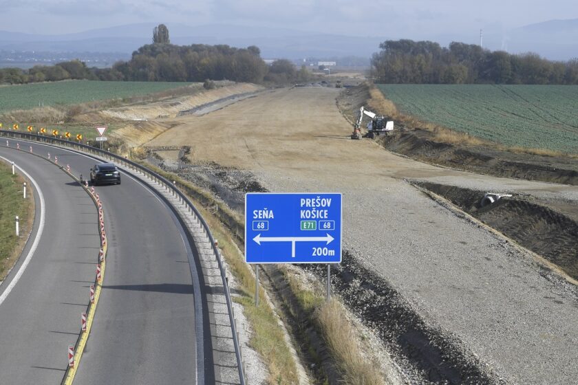 Výstavba rýchlostnej cesty R2 Košice, Šaca - Košické Oľšany