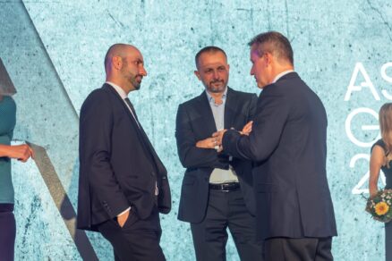 Zľava: Pavel Pelikán, J&T REAL ESTATE a Juraj Nevolník, Penta Real Estate spolu s Martinom Paškom, DF CREATIVE GROUP
