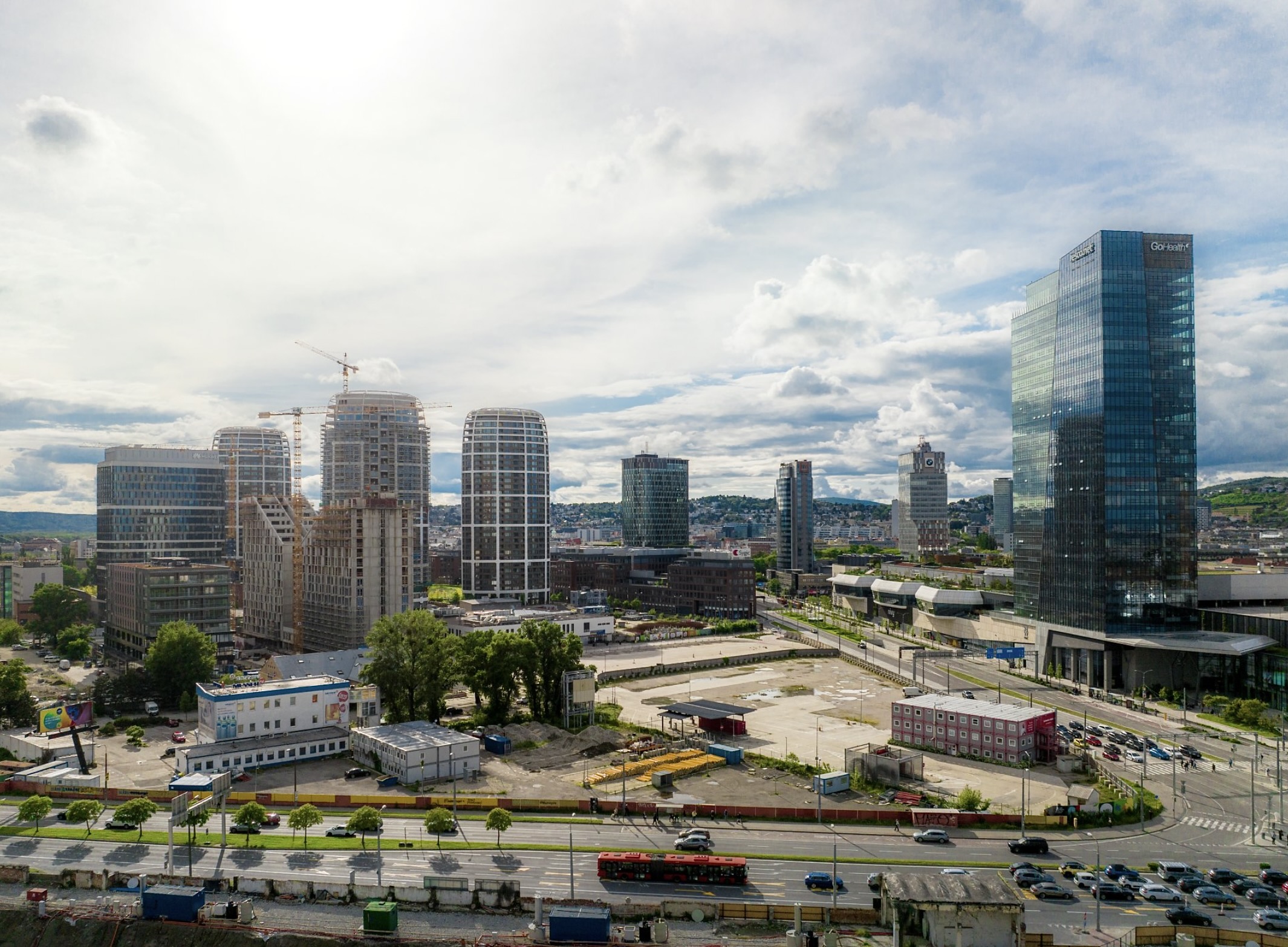 Pozemok v downtowne, na ktorý vyhlásila medzinárodnú architektonicko-urbanistickú súťaž Penta Real Estate