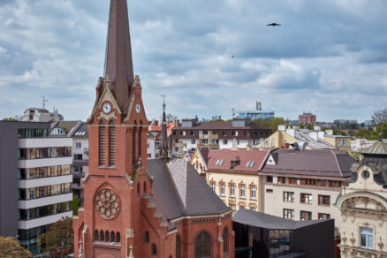 Obnova Červeného kostola, Olomouc, Česká republika