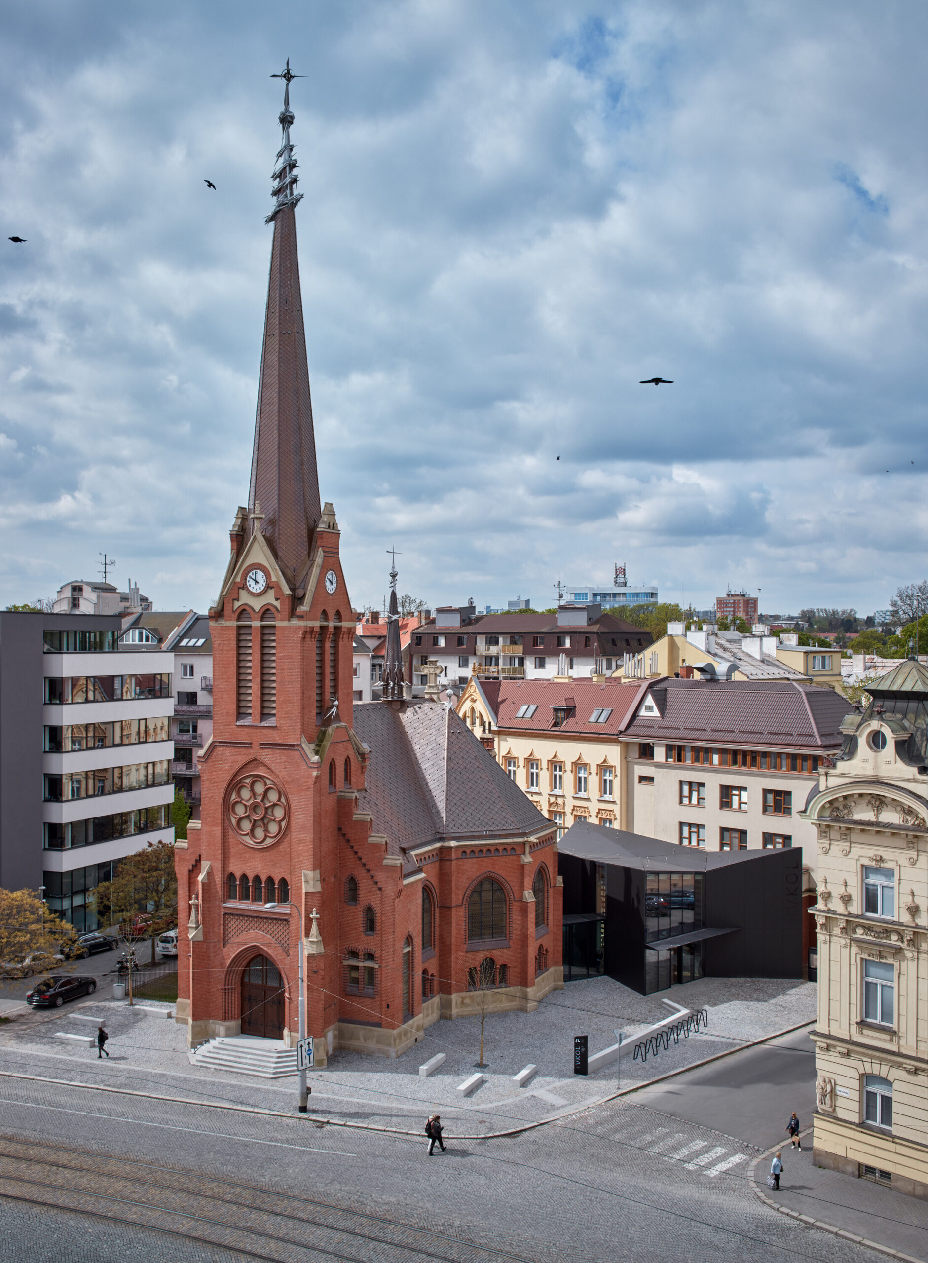 Obnova Červeného kostola, Olomouc, Česká republika