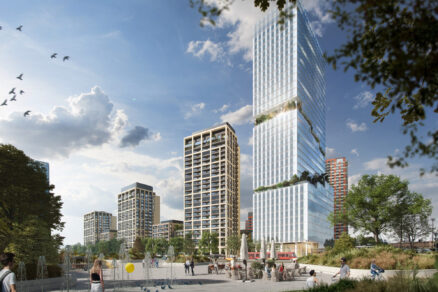 Aktualizovaná podoba projekt Downtown Yards - v minulosti známeho ako Klingerka II. a III.