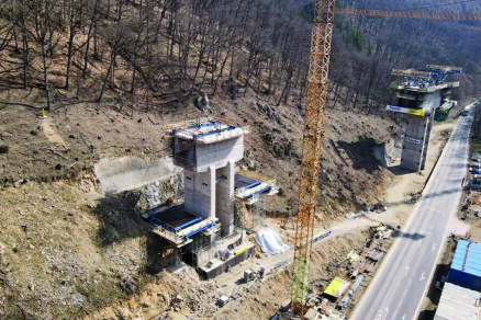 Výstavba stavebného objektu SO 209-01 – dilatačného celku DC4 – technológiou letmej betonáže